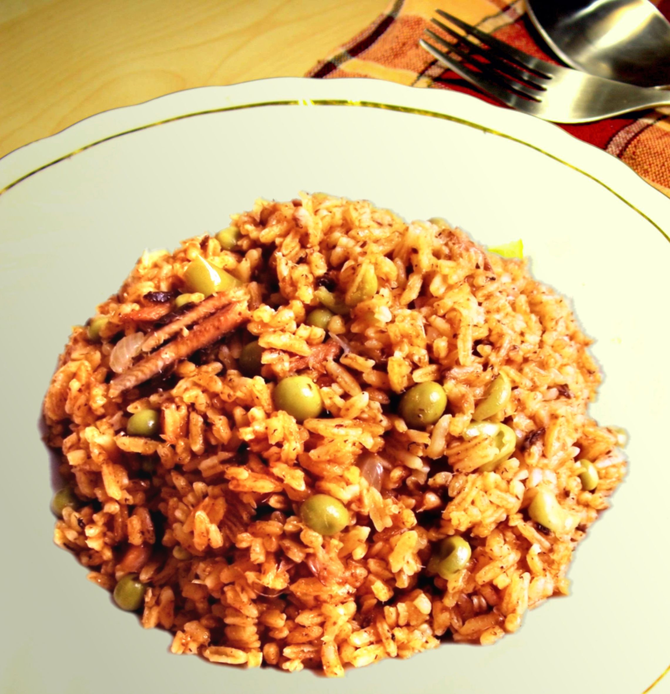 Arroz com Sardinha