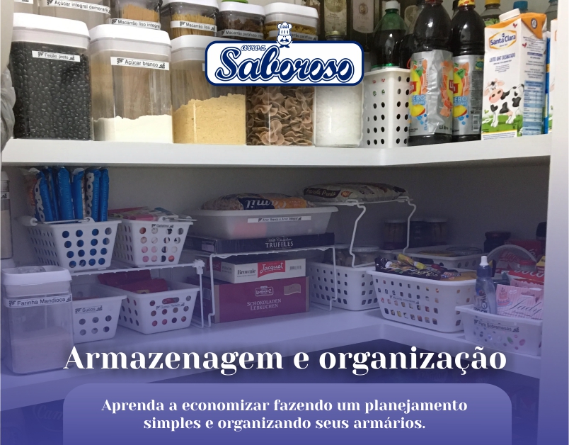 Como armazenar e organizar os alimentos na cozinha